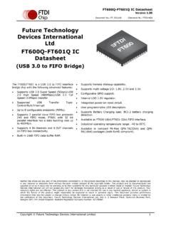 FTDI Chip Home Page.